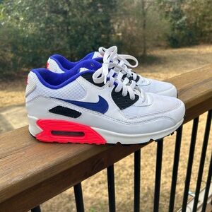 Nike Air Max 90 Og Retro Essential Ultramarine White Laser Pink shoes